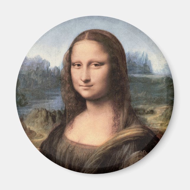 Aimant Mona Lisa Portrait / Peinture (Devant)