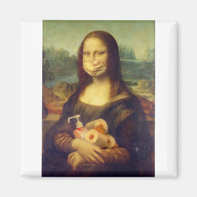 Aimant Mona Lisa S'Est Retrouvée (Devant)