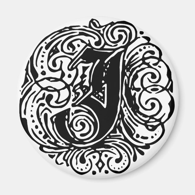 Aimant Monarchie "J" (Devant)