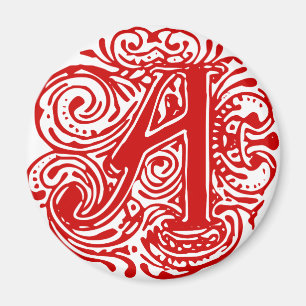 Aimant Monarchie Rouge "A"