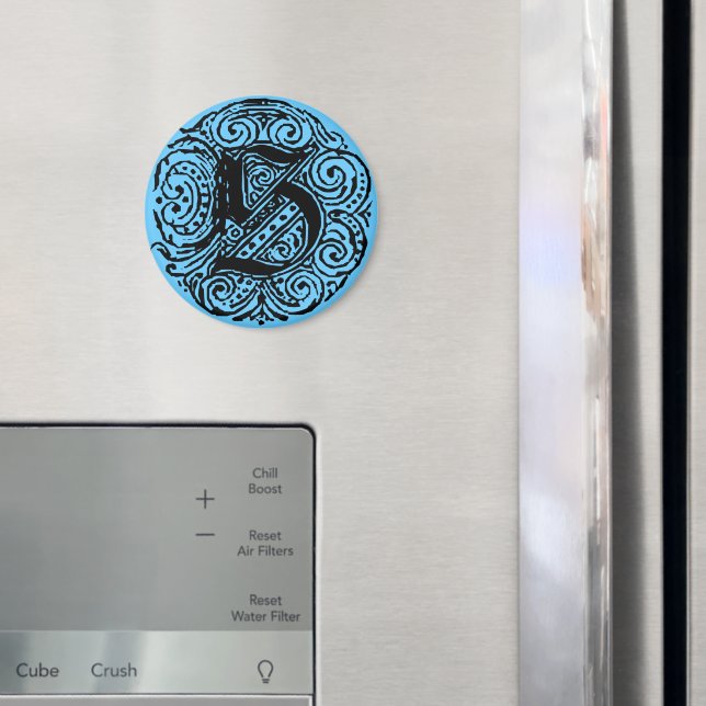 Aimant Monarchie "S" (In situ (réfrigérateur))