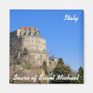 Aimant monastère de la Sacra di San Michele en Italie voy
