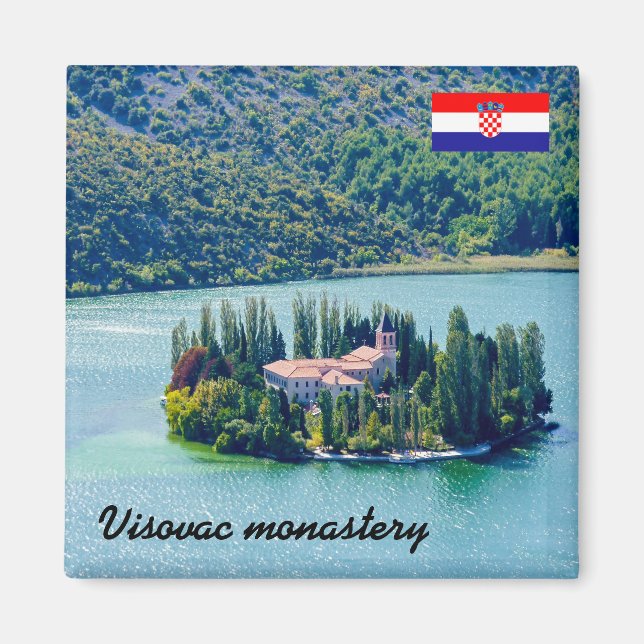 Aimant Monastère de Visovac à Krka NP - Croatie (Devant)