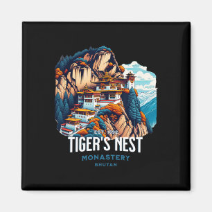 Aimant Monastère du nid de Tigre Bhoutan Paro Culture him