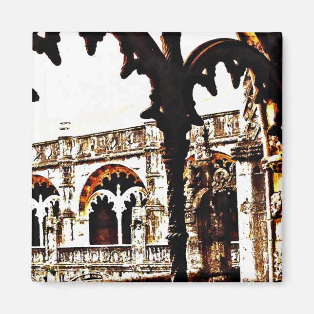 Aimant Monastère portugais - Mosteiro dos Jeronimos (Devant)