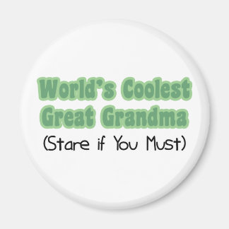 Aimant Monde&apos ; s plus cool grand grand grand grand-m