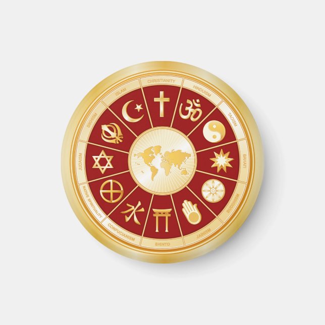 Aimant monde de Foi (Devant)