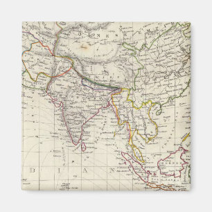Aimant Monde, gnomonic proj IV Asie