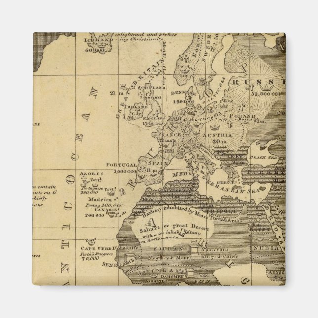 Aimant Monde habité (Devant)