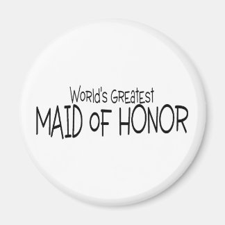 Aimant Monde la plus grande servante d'honneur