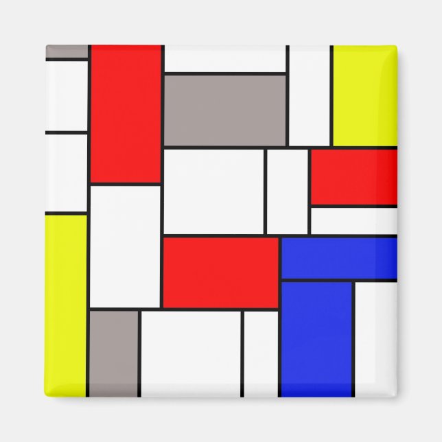 Aimant Mondrian (Devant)