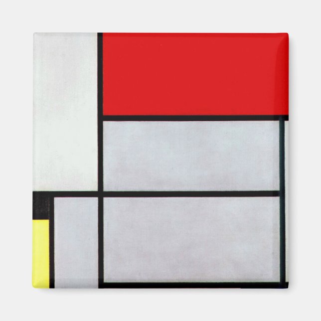 Aimant Mondrian - Tableau I (Devant)