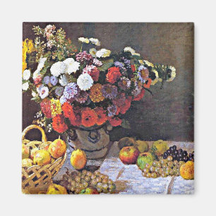 Aimant Monet - Fleurs et fruits