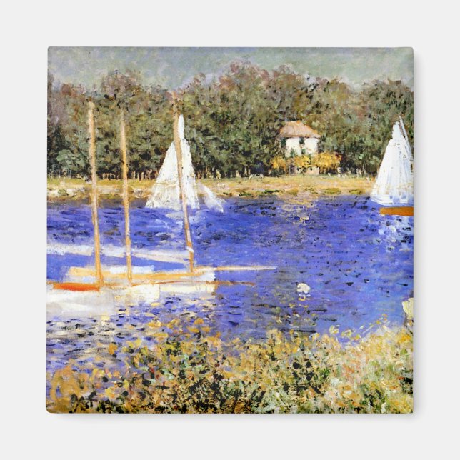 Aimant Monet - Le bassin d'Argenteuil (Devant)