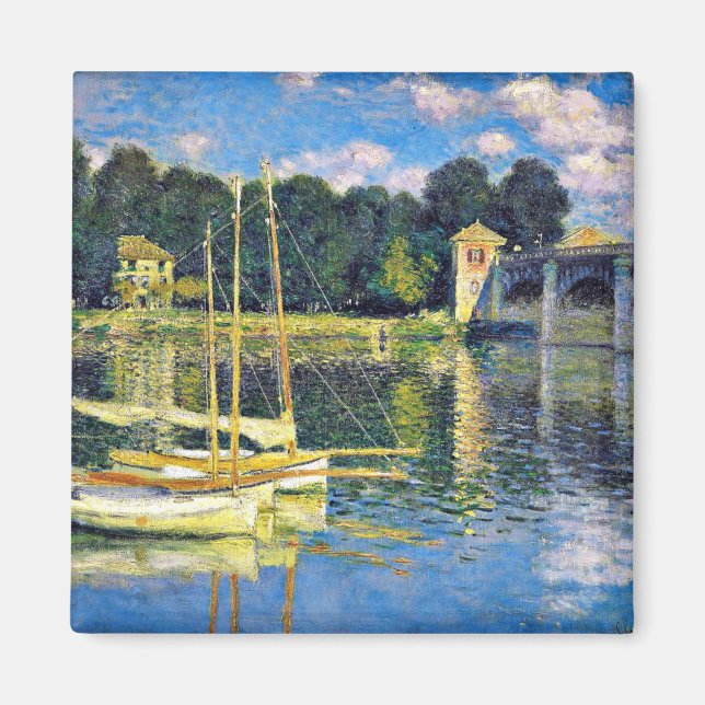 Aimant Monet - Le Pont à Argenteuil, Impressionnisme (Devant)