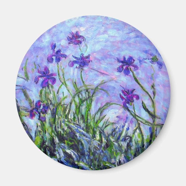 Aimant Monet Lilac Irises (Devant)