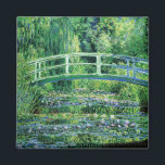 Aimant Monet Water Lilies et pont japonais<br><div class="desc">Water Lilies and Japanese Bridge par le peintre français d'impressionnisme,  Claude Monet. Cette passerelle japonaise a été construite au-dessus de son étang de nénuphars en 1895. En 1899,  il avait réalisé la première série de peintures qui se concentraient sur le pont japonais.</div>