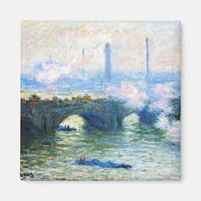 Aimant Monet - Waterloo Bridge, Londres  (Devant)