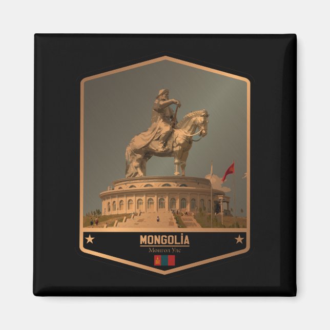 Aimant Mongolie (Devant)