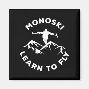 Aimant Mono ski apprendre à voler para ski sports adaptés