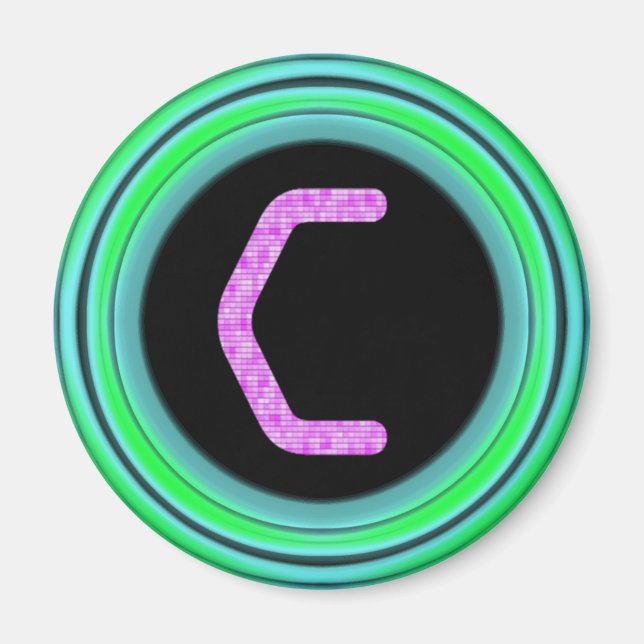 Aimant Monogramme "C" (Devant)
