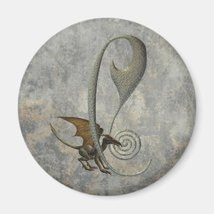 Aimant Monogramme C de gargouille
