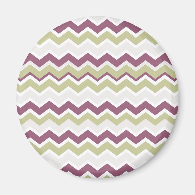 Aimant Monogramme Chevron Brick (Devant)
