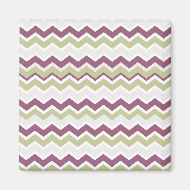Aimant Monogramme Chevron Brick (Devant)