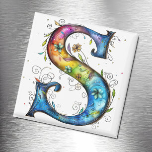 Aimant Monogramme lunaire S