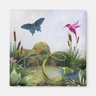 Aimant Monogramme Papillon magnétique Imaginaire G