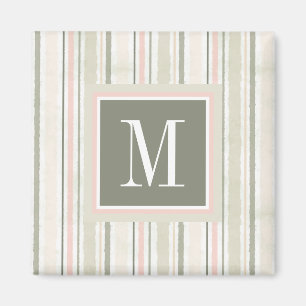 Aimant monogramme   The Joy of White Watercolor