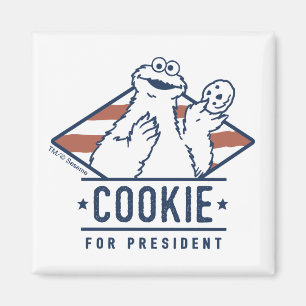Aimant Monstre de cookies vintage pour le président