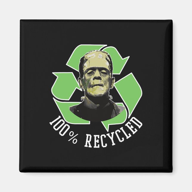 Aimant Monstre de Frankenstein - 100% Recyclé S Funny Hal (Devant)