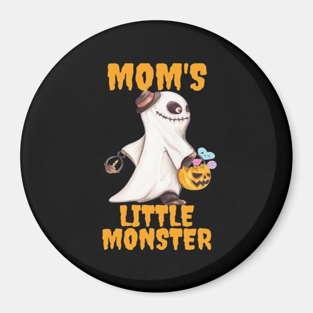 Aimant Monstre de la petite maman du Boo Funny Graphisme (Devant)