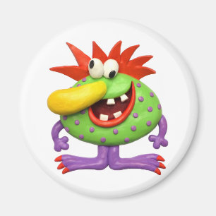 Aimant Monstre jaune de nez