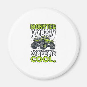 Aimant Monstre Papaw Wheelie Cool Drôle Camion Monstre De