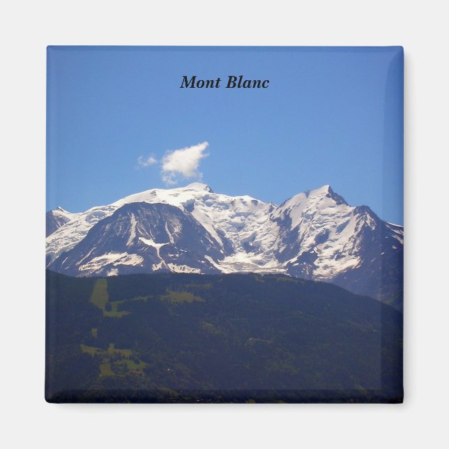 Aimant Mont Blanc - (Devant)