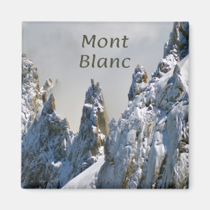 Aimant Mont Blanc Monte Bianco Alpes de Montagne Blanche 