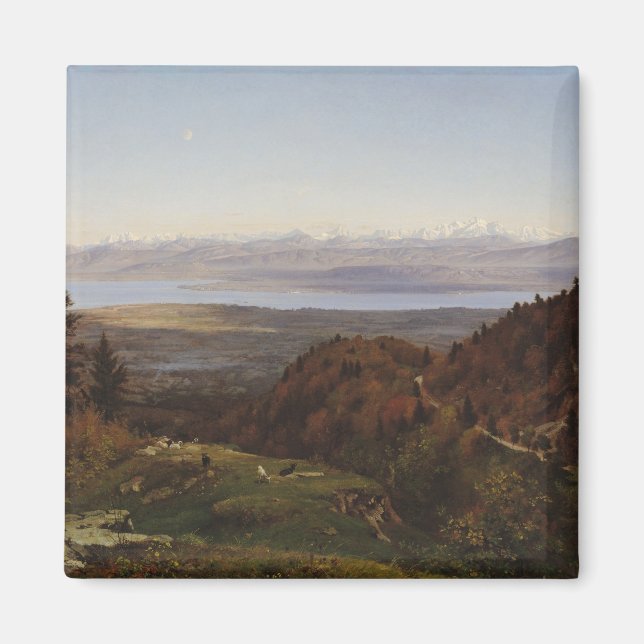 Aimant Mont-Blanc vu de Saint-Cergues, 1869 (Devant)