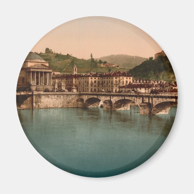 Aimant Mont des Capucins, Turin, Piémont, Italie (Devant)