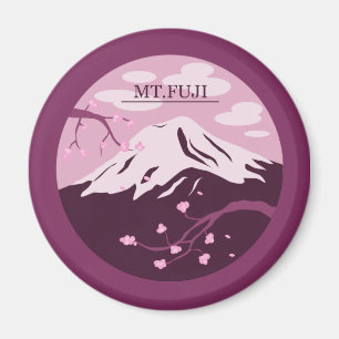 Aimant Mont Fuji (rose)