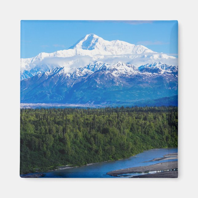 Aimant Mont McKinley Alaska (Devant)