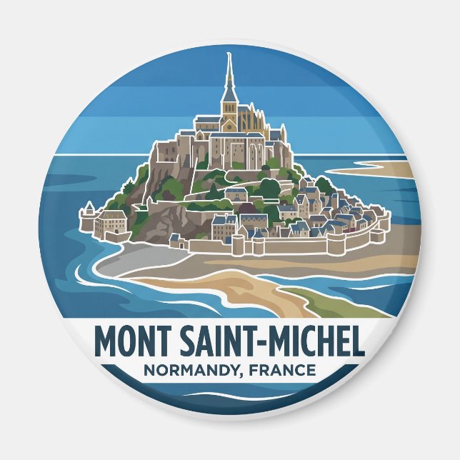 Aimant Mont Saint-Michel France (Devant)