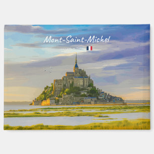 Aimant Mont-Saint-Michel, France - Abbaye médiévale