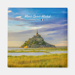 Aimant Mont-Saint-Michel, France - Abbaye médiévale