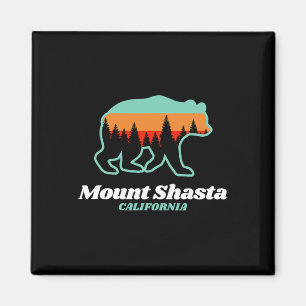 Aimant Mont Shasta Californie Ski Alpin Snowboard Ours