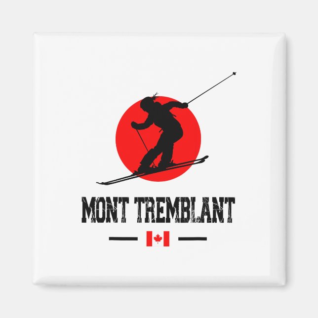 Aimant Mont Tremblant Québec Canada Station de ski Sou (Devant)