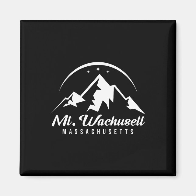 Aimant Mont Wachusett Machusetts Station de ski Snowb (Devant)