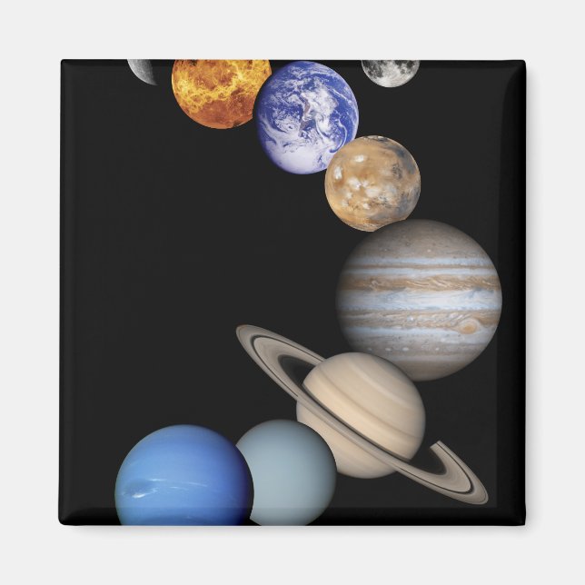 Aimant Montage du système solaire (Devant)