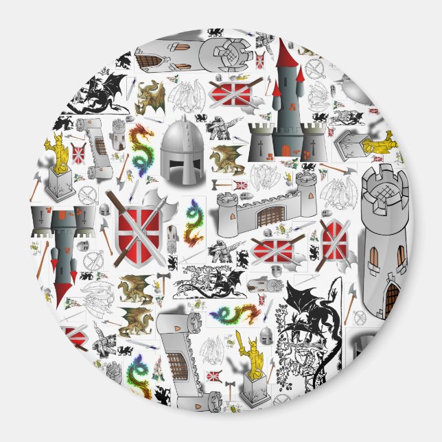 Aimant Montage médiéval (Devant)